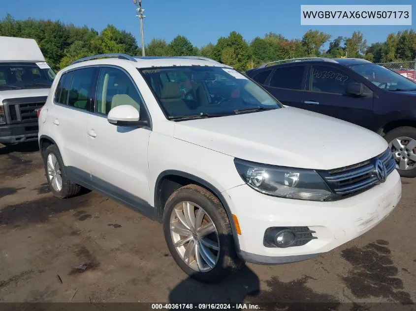 2012 Volkswagen Tiguan Se VIN: WVGBV7AX6CW507173 Lot: 40361748