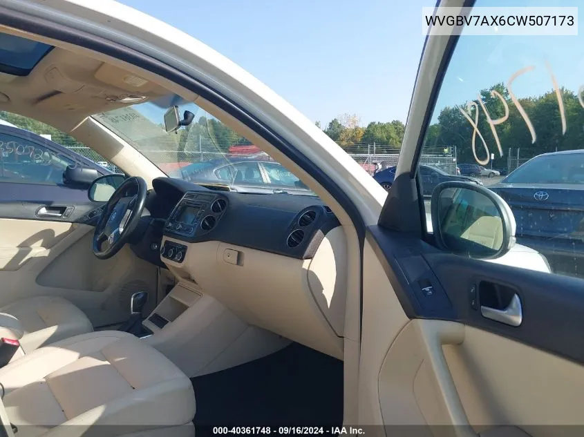 WVGBV7AX6CW507173 2012 Volkswagen Tiguan Se