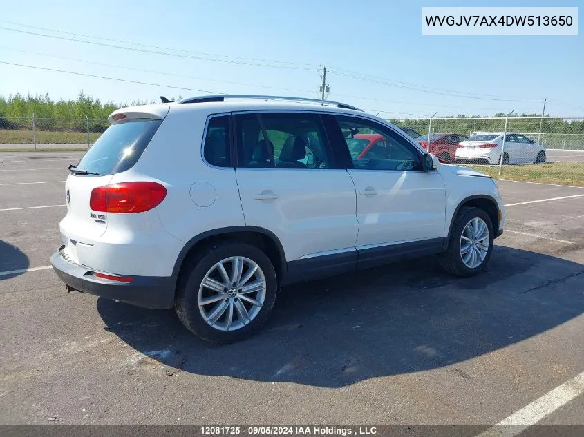 WVGJV7AX4DW513650 2013 Volkswagen Tiguan