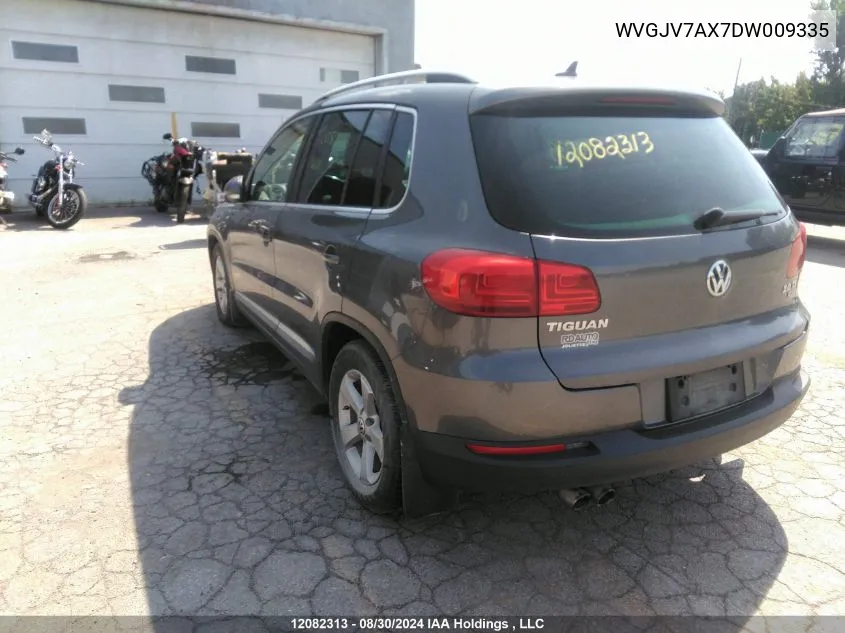 WVGJV7AX7DW009335 2013 Volkswagen Tiguan S/Se/Sel