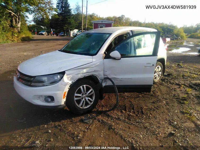 WVGJV3AX4DW581939 2013 Volkswagen Tiguan