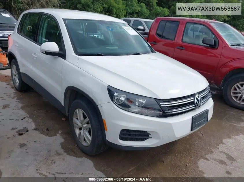 WVGAV7AX3DW553587 2013 Volkswagen Tiguan S