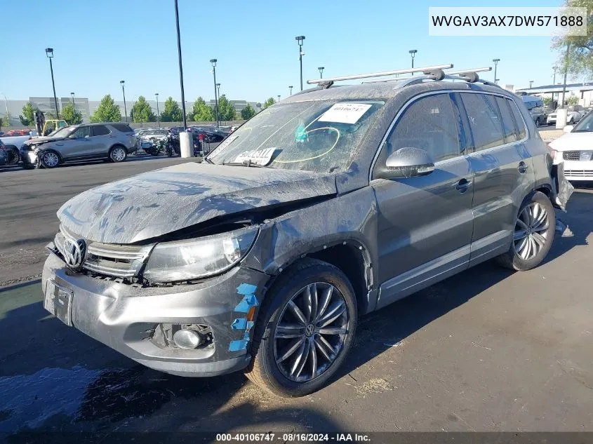 WVGAV3AX7DW571888 2013 Volkswagen Tiguan Se