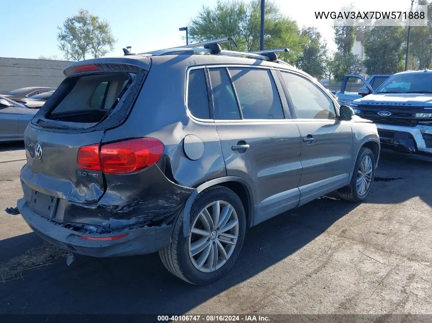 WVGAV3AX7DW571888 2013 Volkswagen Tiguan Se