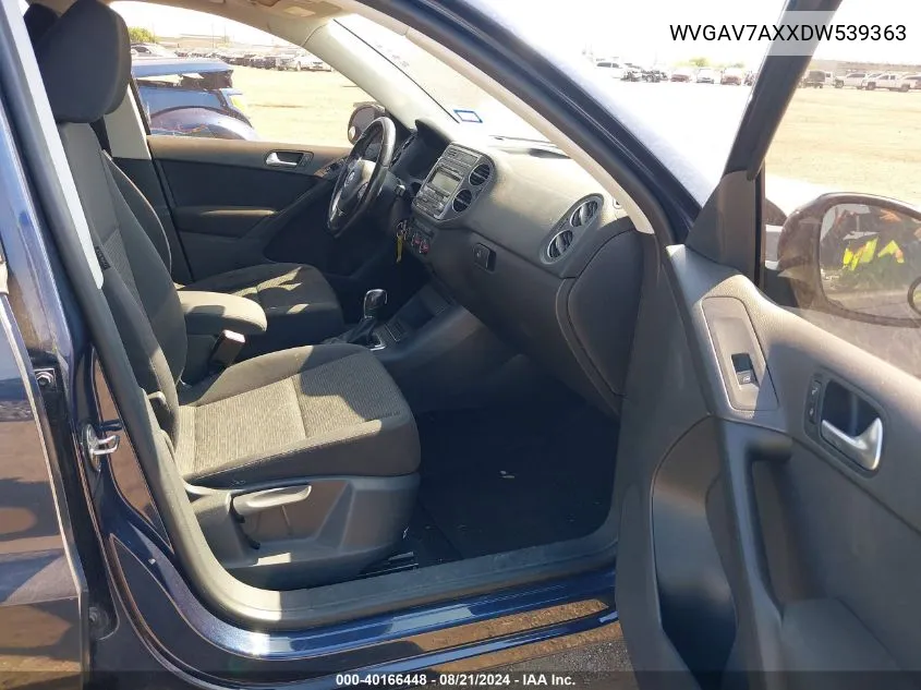 WVGAV7AXXDW539363 2013 Volkswagen Tiguan S