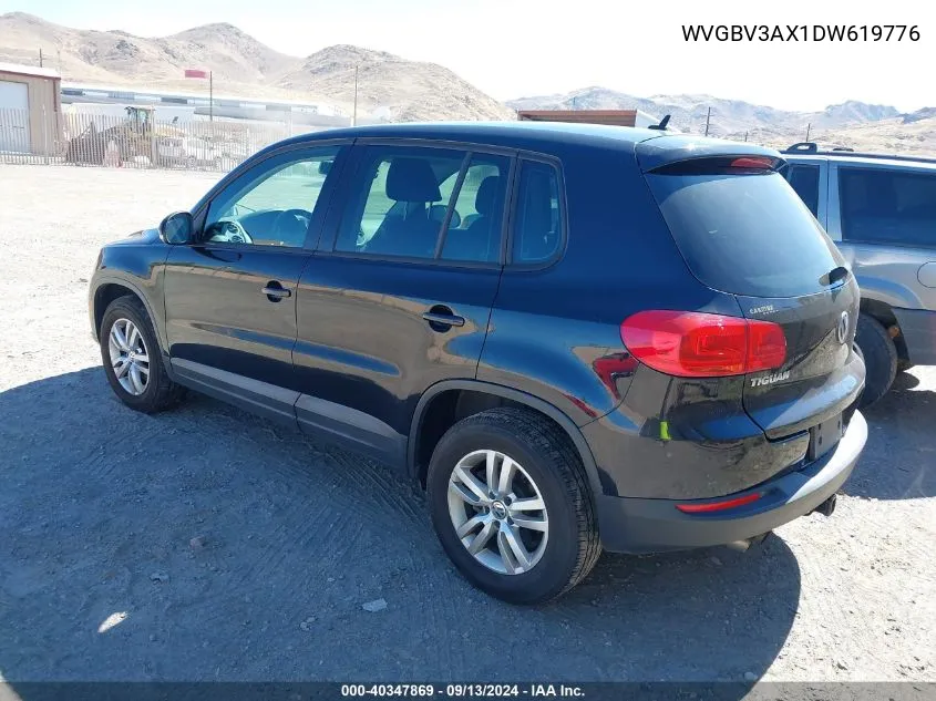 WVGBV3AX1DW619776 2013 Volkswagen Tiguan S