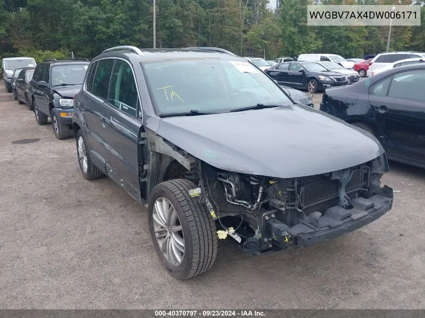 WVGBV7AX4DW006171 2013 Volkswagen Tiguan Se