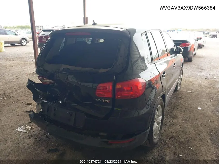 WVGAV3AX9DW566384 2013 Volkswagen Tiguan S/Se/Sel