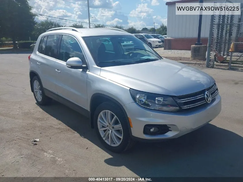 2013 Volkswagen Tiguan Se VIN: WVGBV7AX9DW516225 Lot: 40413017