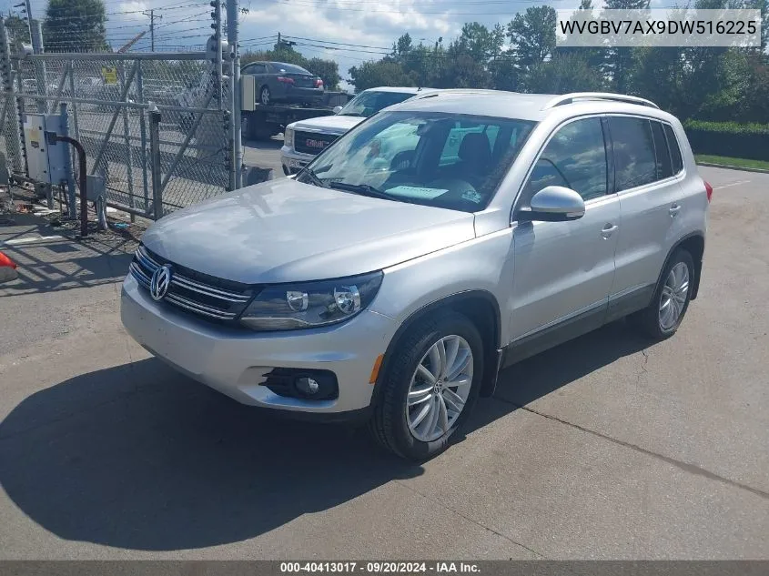 2013 Volkswagen Tiguan Se VIN: WVGBV7AX9DW516225 Lot: 40413017