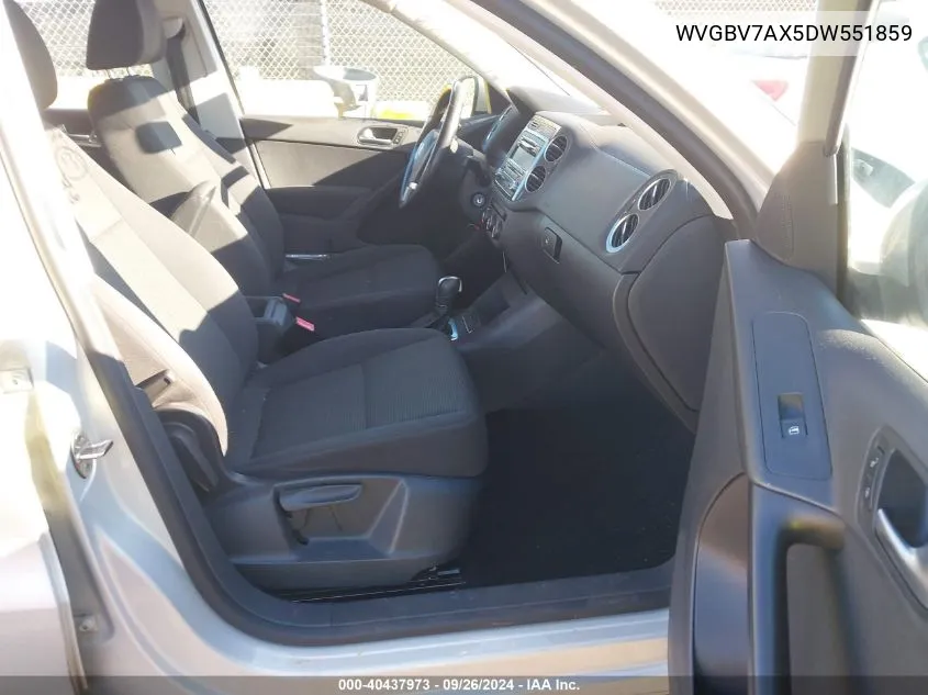 WVGBV7AX5DW551859 2013 Volkswagen Tiguan S