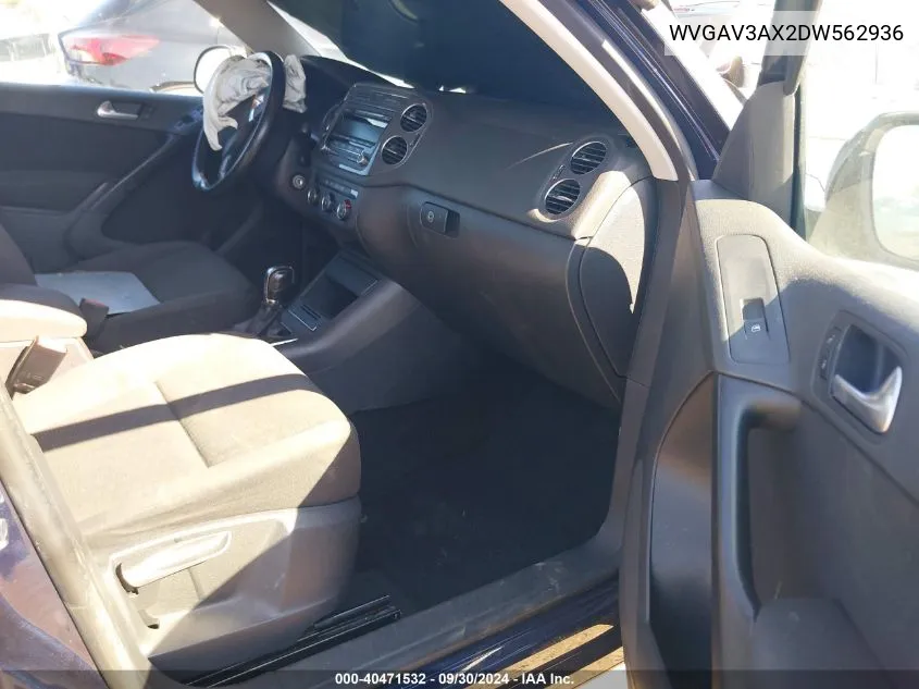 WVGAV3AX2DW562936 2013 Volkswagen Tiguan S