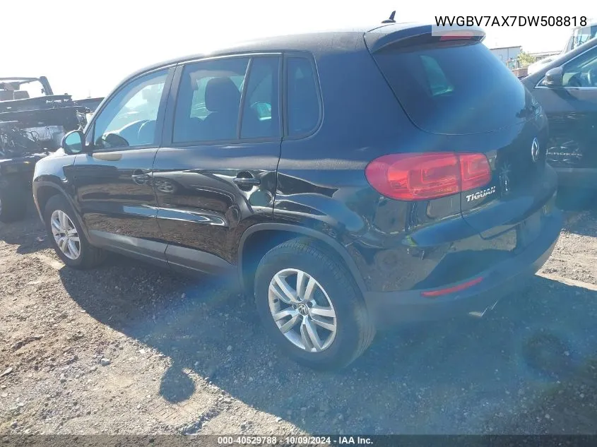 2013 Volkswagen Tiguan S VIN: WVGBV7AX7DW508818 Lot: 40529788