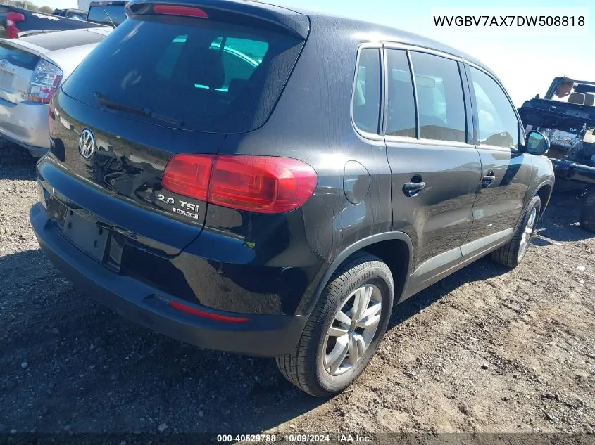 2013 Volkswagen Tiguan S VIN: WVGBV7AX7DW508818 Lot: 40529788