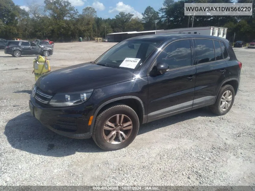 WVGAV3AX1DW566220 2013 Volkswagen Tiguan S