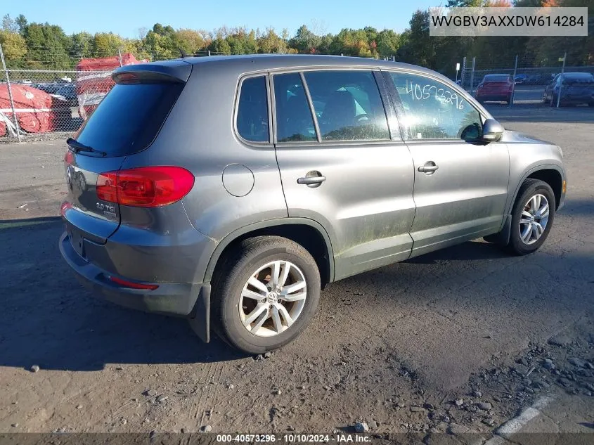 2013 Volkswagen Tiguan S VIN: WVGBV3AXXDW614284 Lot: 40573296