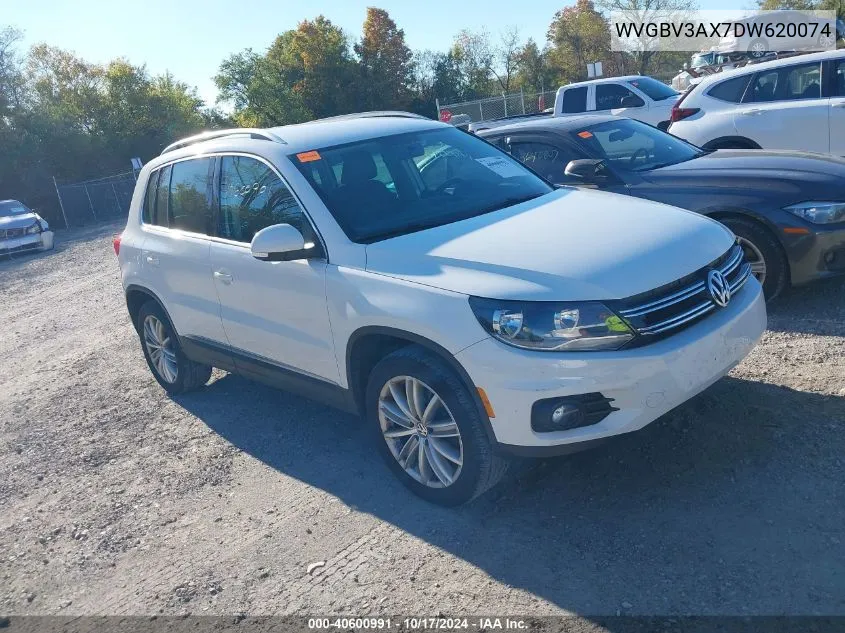 2013 Volkswagen Tiguan Se VIN: WVGBV3AX7DW620074 Lot: 40600991