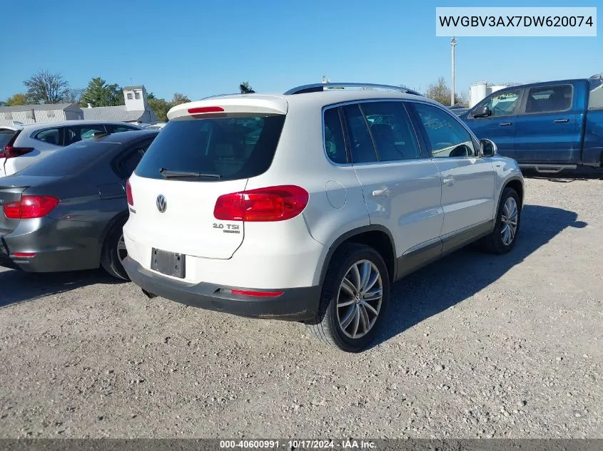 2013 Volkswagen Tiguan Se VIN: WVGBV3AX7DW620074 Lot: 40600991