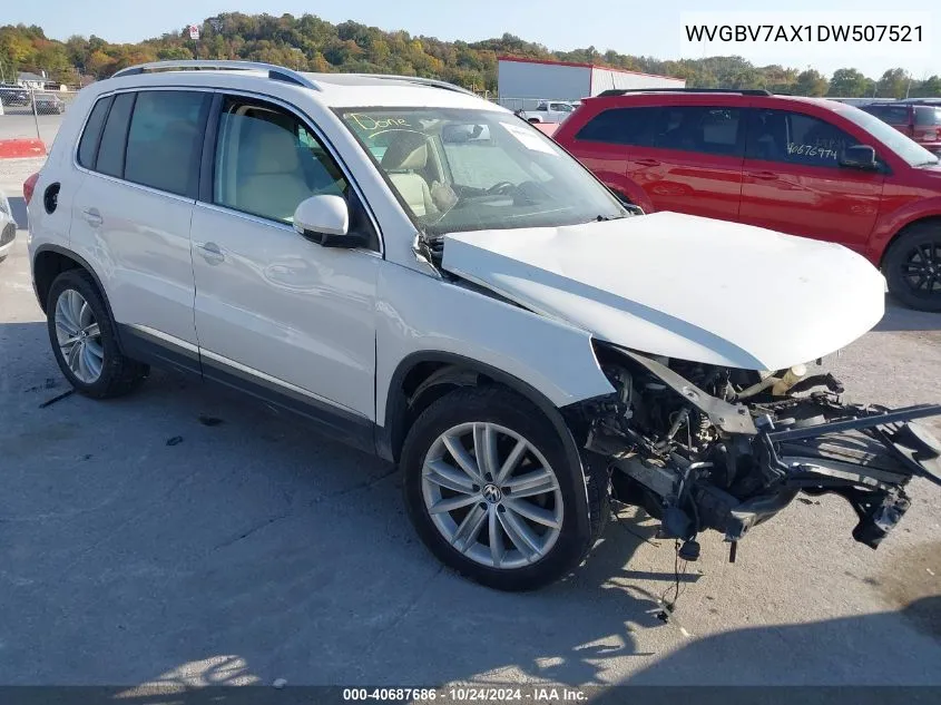 2013 Volkswagen Tiguan S/Se/Sel VIN: WVGBV7AX1DW507521 Lot: 40687686