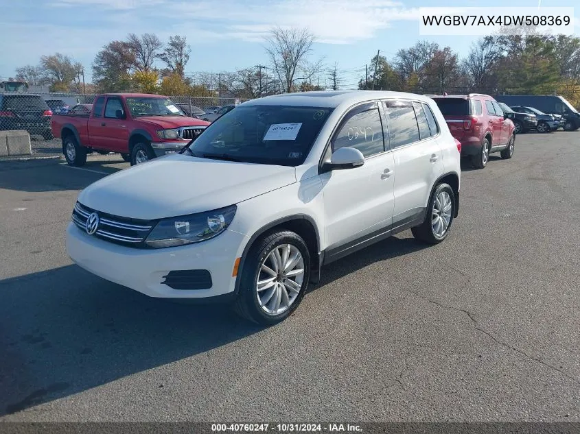 WVGBV7AX4DW508369 2013 Volkswagen Tiguan S