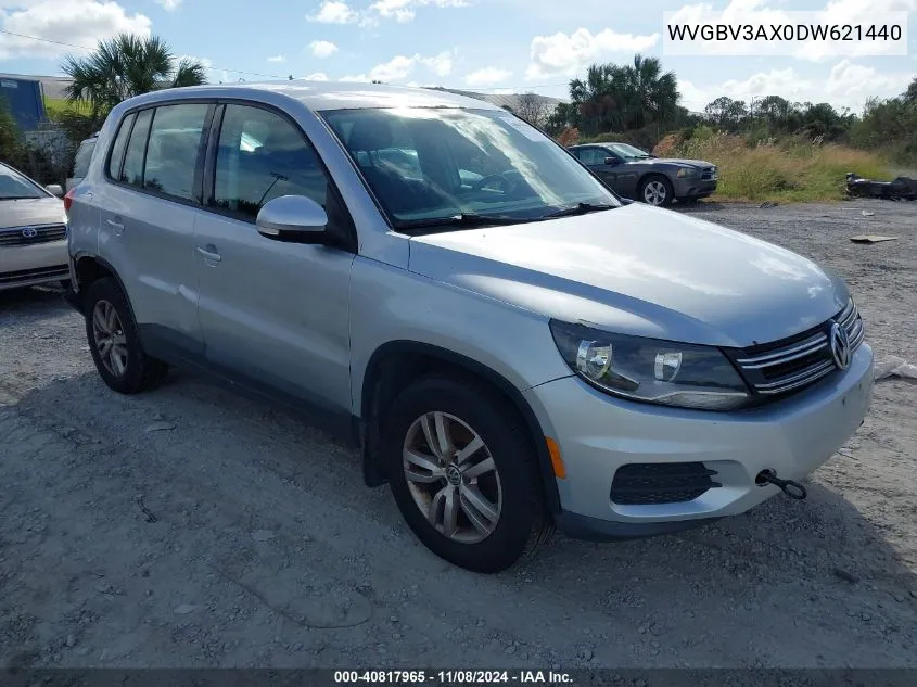 2013 Volkswagen Tiguan S VIN: WVGBV3AX0DW621440 Lot: 40817965