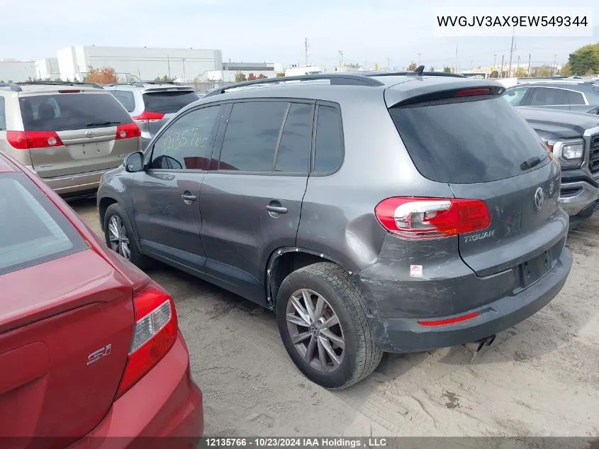 WVGJV3AX9EW549344 2014 Volkswagen Tiguan