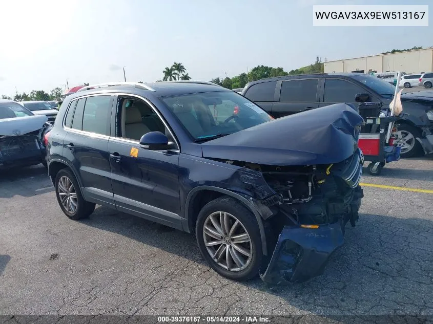 WVGAV3AX9EW513167 2014 Volkswagen Tiguan Sel