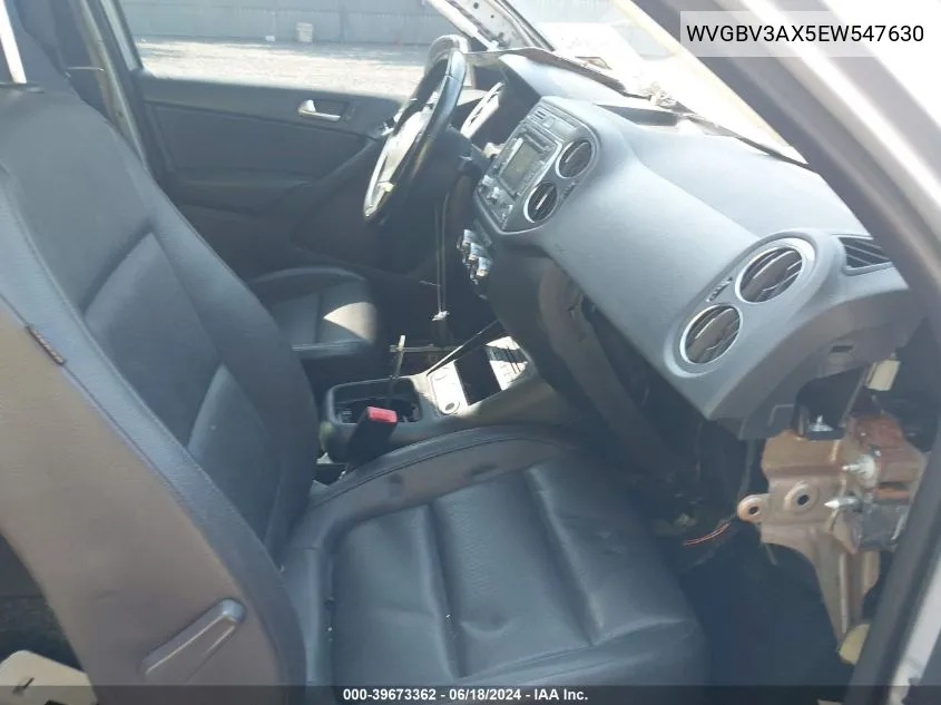 WVGBV3AX5EW547630 2014 Volkswagen Tiguan Sel