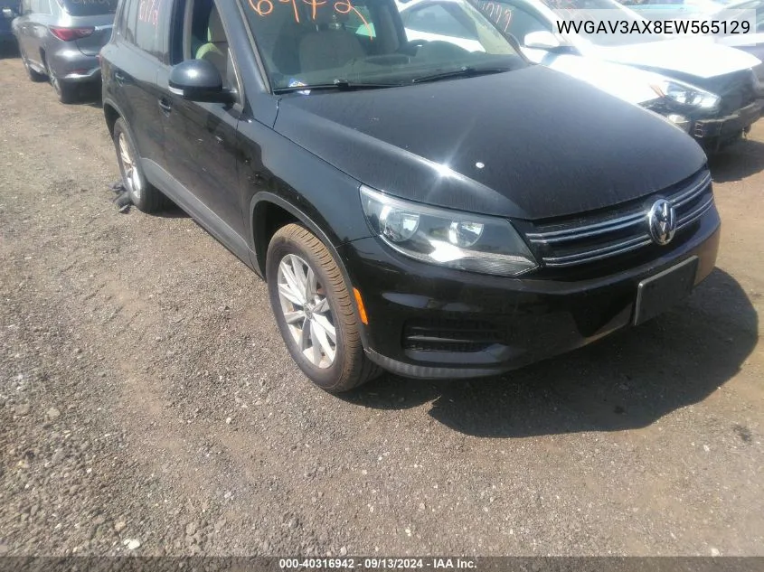 WVGAV3AX8EW565129 2014 Volkswagen Tiguan Se