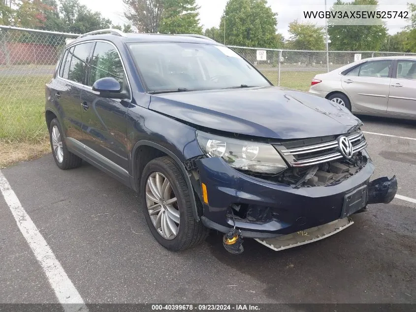 WVGBV3AX5EW525742 2014 Volkswagen Tiguan Sel