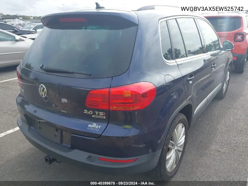 WVGBV3AX5EW525742 2014 Volkswagen Tiguan Sel