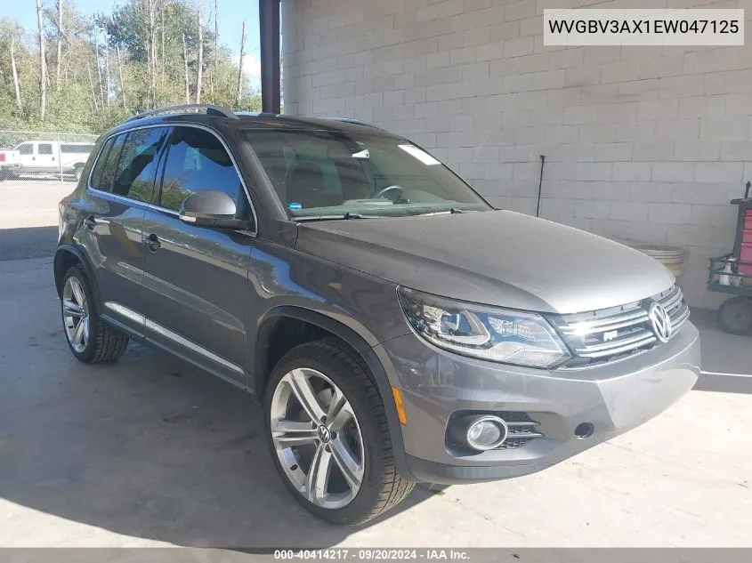 2014 Volkswagen Tiguan R-Line VIN: WVGBV3AX1EW047125 Lot: 40414217