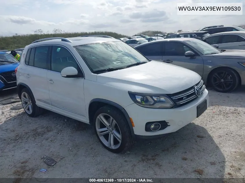 2014 Volkswagen Tiguan R-Line VIN: WVGAV3AX9EW109530 Lot: 40612369