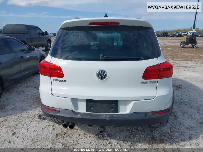 2014 Volkswagen Tiguan R-Line VIN: WVGAV3AX9EW109530 Lot: 40612369