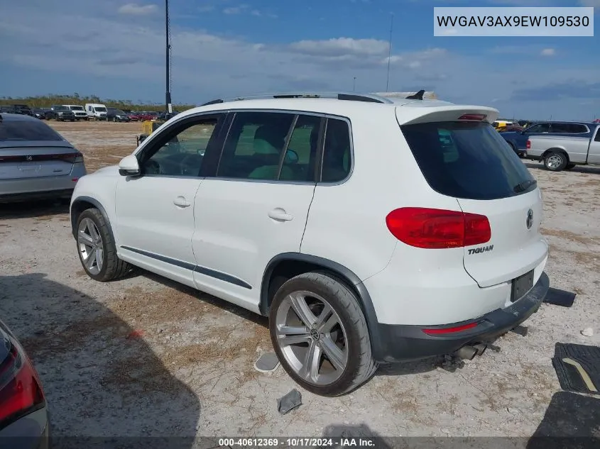 2014 Volkswagen Tiguan R-Line VIN: WVGAV3AX9EW109530 Lot: 40612369