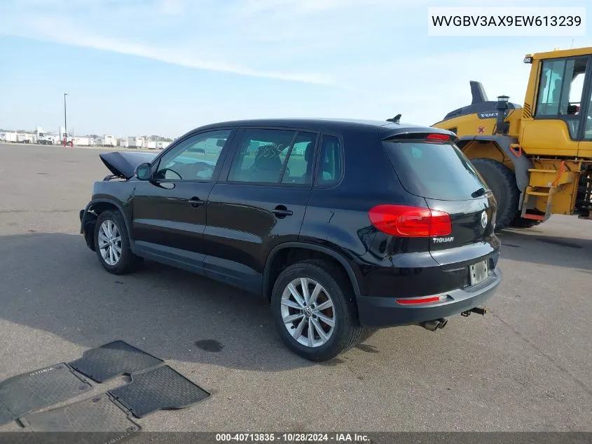 2014 Volkswagen Tiguan Se VIN: WVGBV3AX9EW613239 Lot: 40713835