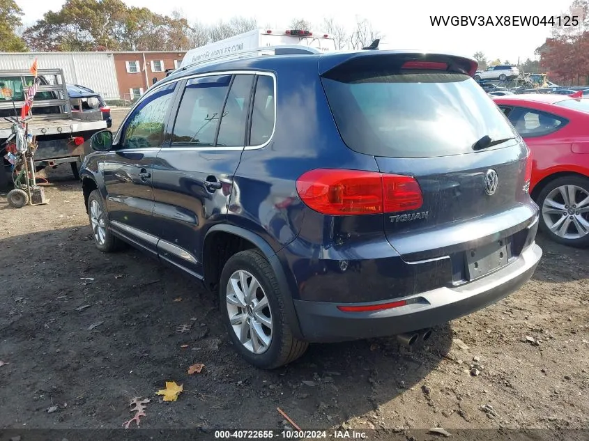 WVGBV3AX8EW044125 2014 Volkswagen Tiguan R-Line