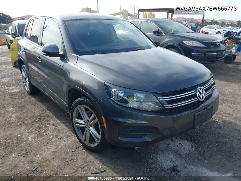 2014 Volkswagen Tiguan Se VIN: WVGAV3AX7EW555773 Lot: 40785995