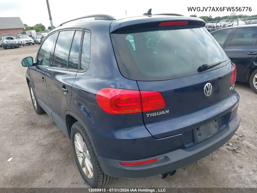 WVGJV7AX6FW556776 2015 Volkswagen Tiguan S/Se/Sel/R-Line