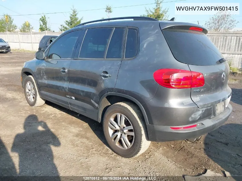 WVGHV7AX9FW501415 2015 Volkswagen Tiguan