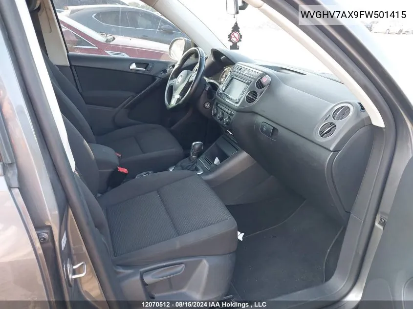 WVGHV7AX9FW501415 2015 Volkswagen Tiguan