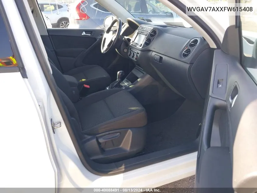 WVGAV7AXXFW615408 2015 Volkswagen Tiguan S