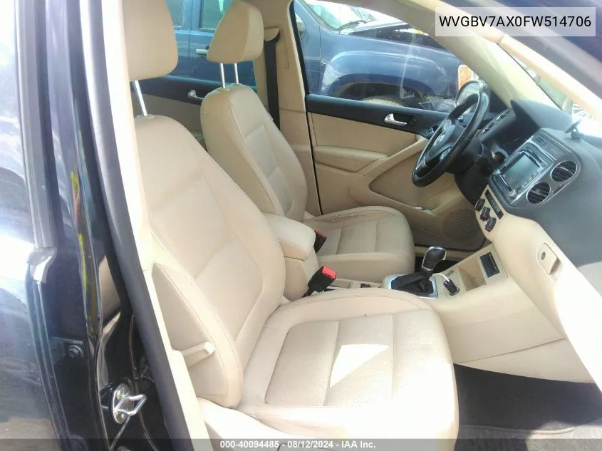 WVGBV7AX0FW514706 2015 Volkswagen Tiguan Se