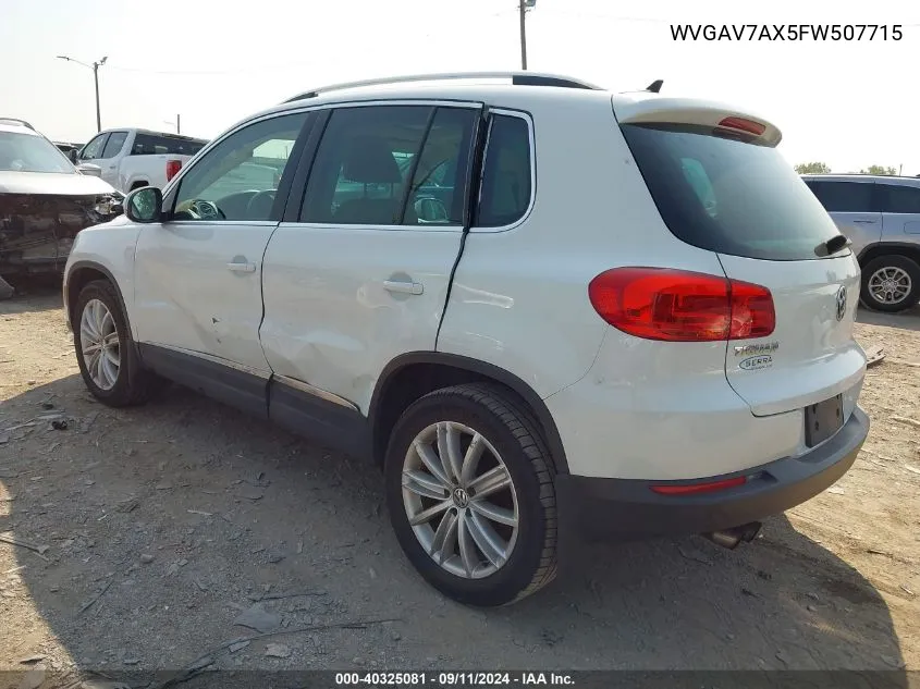 WVGAV7AX5FW507715 2015 Volkswagen Tiguan Se