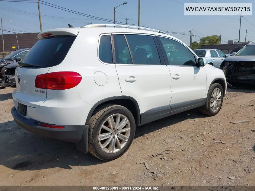 WVGAV7AX5FW507715 2015 Volkswagen Tiguan Se