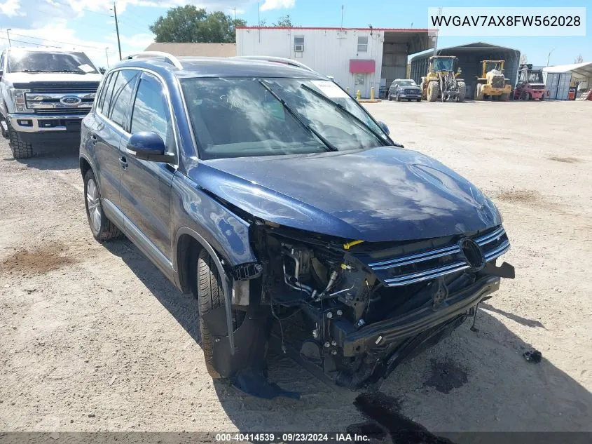 WVGAV7AX8FW562028 2015 Volkswagen Tiguan Sel