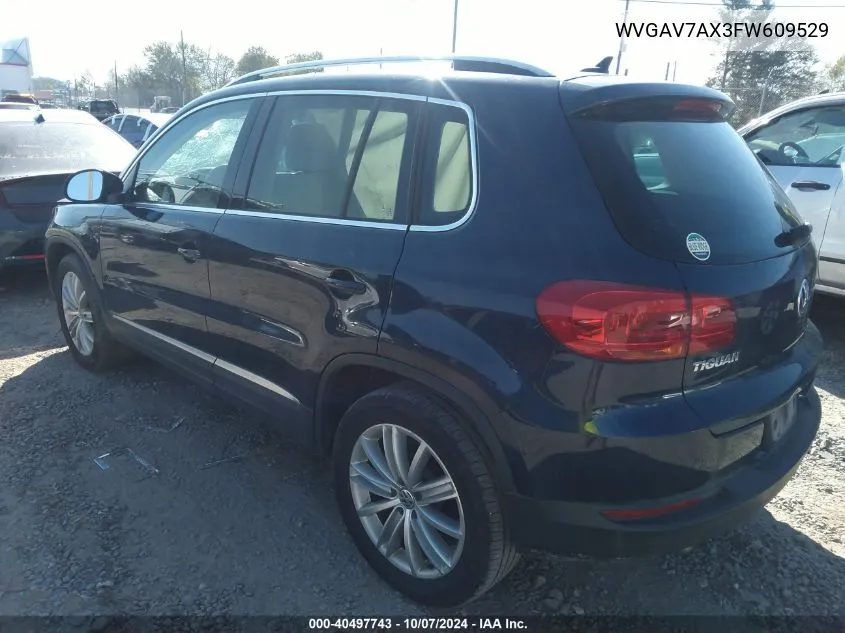 WVGAV7AX3FW609529 2015 Volkswagen Tiguan Se