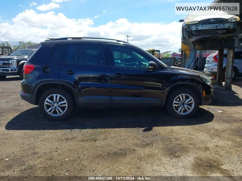 2015 Volkswagen Tiguan S VIN: WVGAV7AX7FW557628 Lot: 40527358