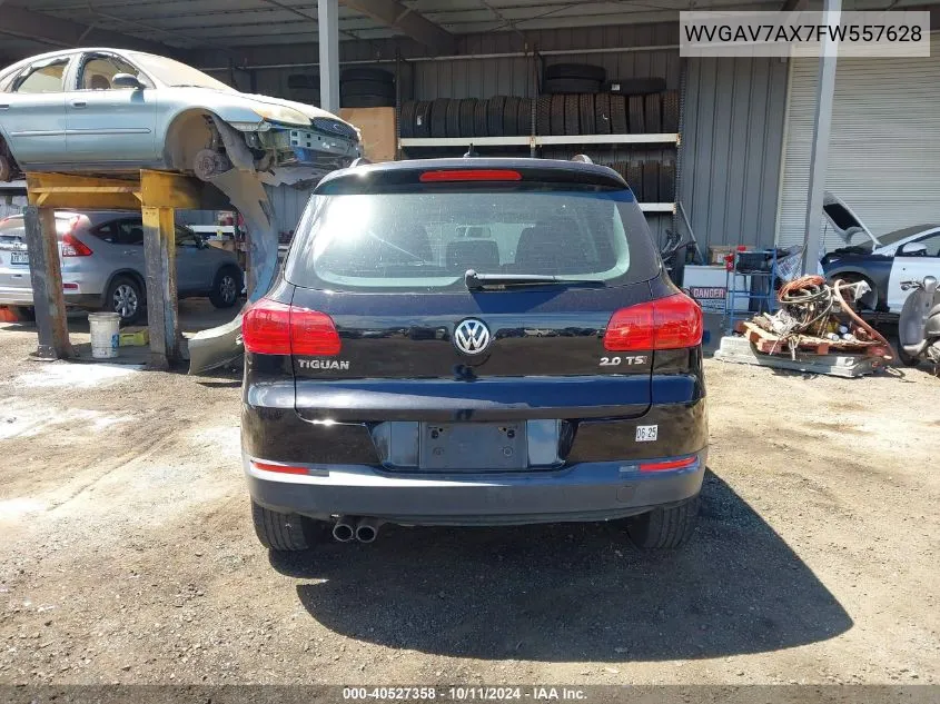 2015 Volkswagen Tiguan S VIN: WVGAV7AX7FW557628 Lot: 40527358