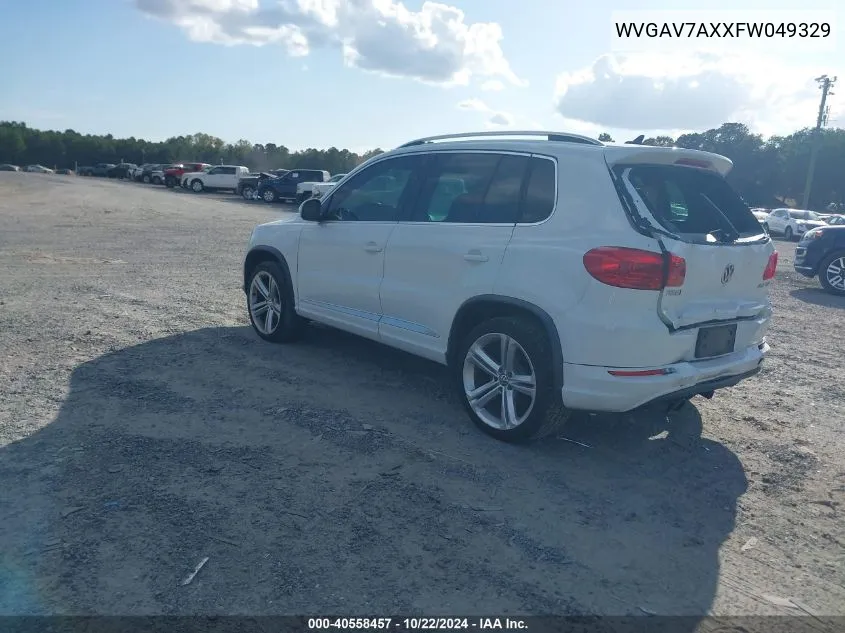 WVGAV7AXXFW049329 2015 Volkswagen Tiguan R-Line